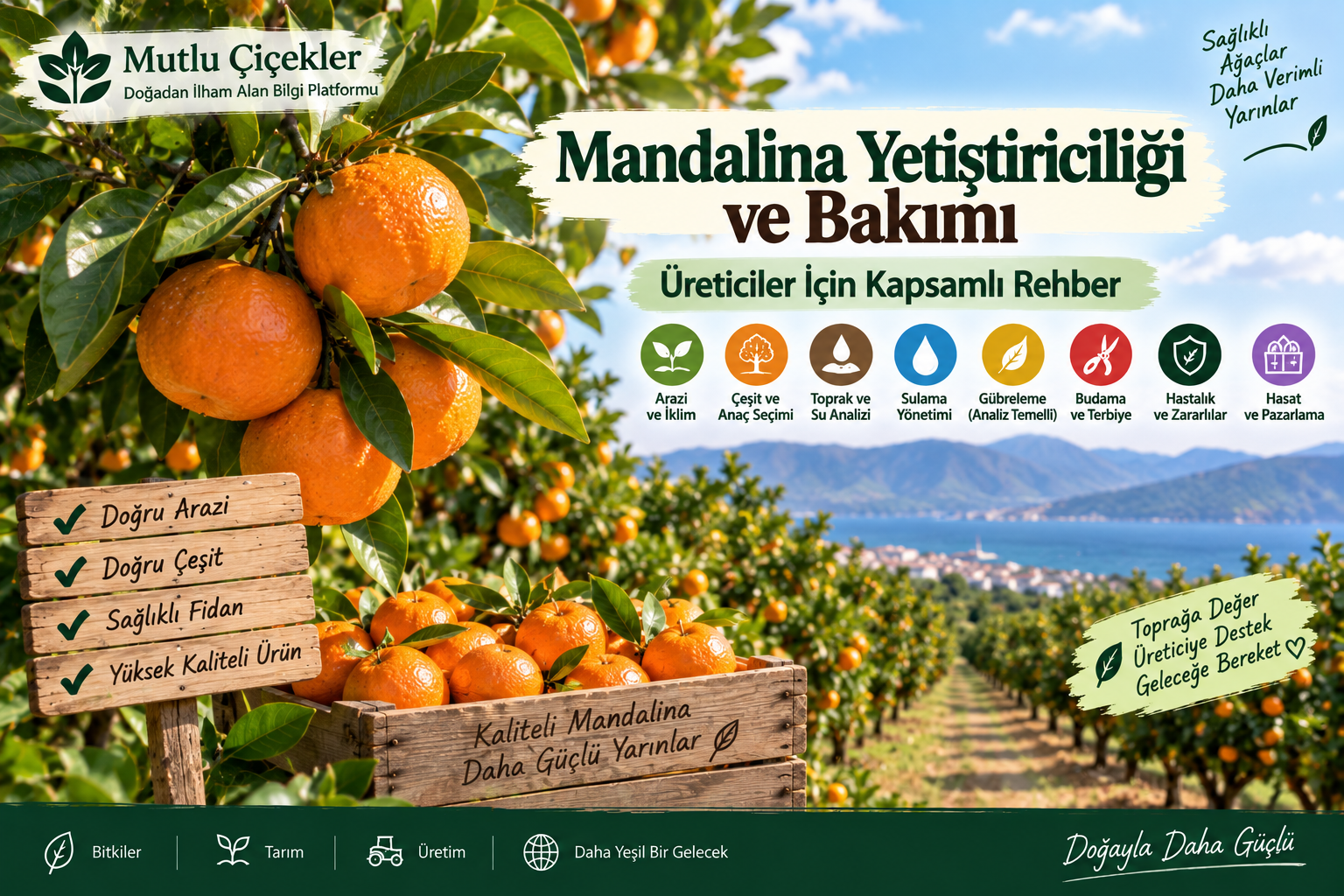 Mandalina Yetiştiriciliği ve Bakımı: Üreticiler İçin Kapsamlı Rehber