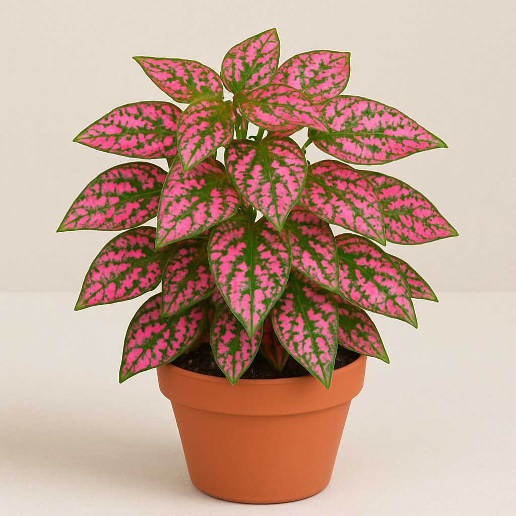 🌸 Hostes Çiçeği (Hypoestes phyllostachya) Detaylı Bakım Rehberi