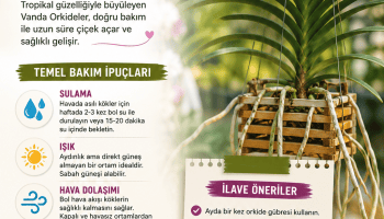 Vanda orkidesi bakım kılavuzu