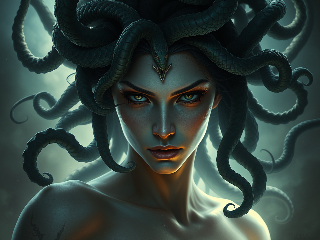 🐍 Meeting Medusa: A Journey Through Shadow and Myth 🌑