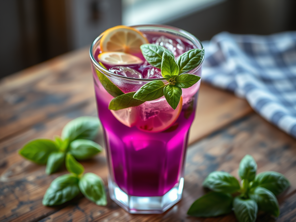 🍷 Reyhan Şerbeti Tarifi | Morun Büyüsüyle Ferahlatıcı Bir Lezzet 🌿