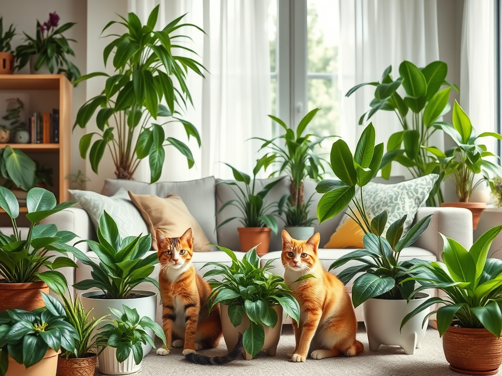 🐾 Kediler İçin Zararsız Salon Bitkileri – Güvenli ve Yeşil Yaşam Rehberi 🌿