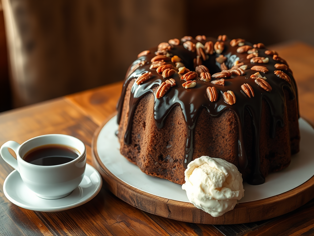 Alman Çikolatalı Pekan Pound Kek: Muhteşem Bir Lezzet