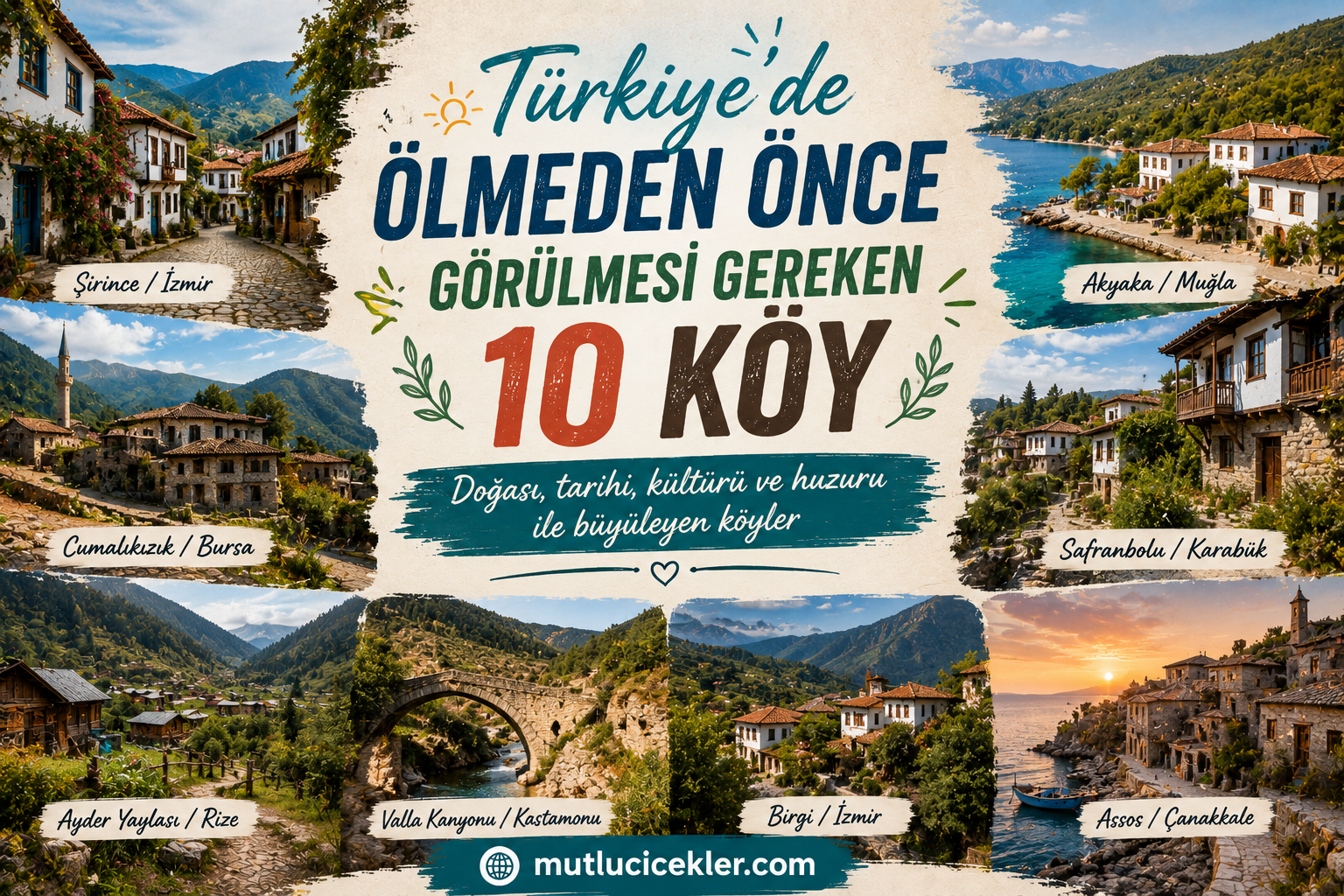 🏞️ Türkiye’de Ölmeden Önce Görülmesi Gereken 10 Köy
