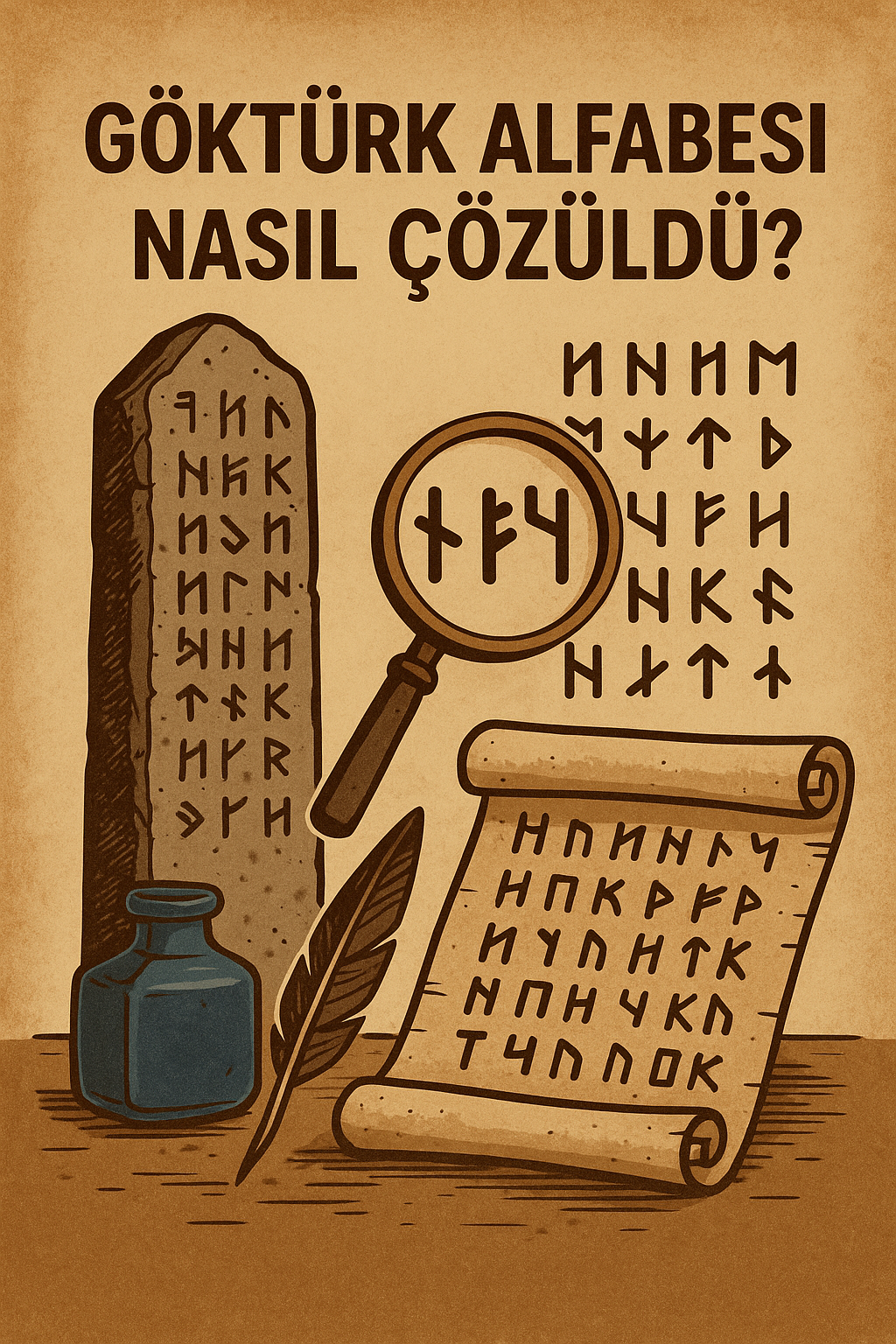 🧩 Göktürk Alfabesi Nasıl Çözüldü?