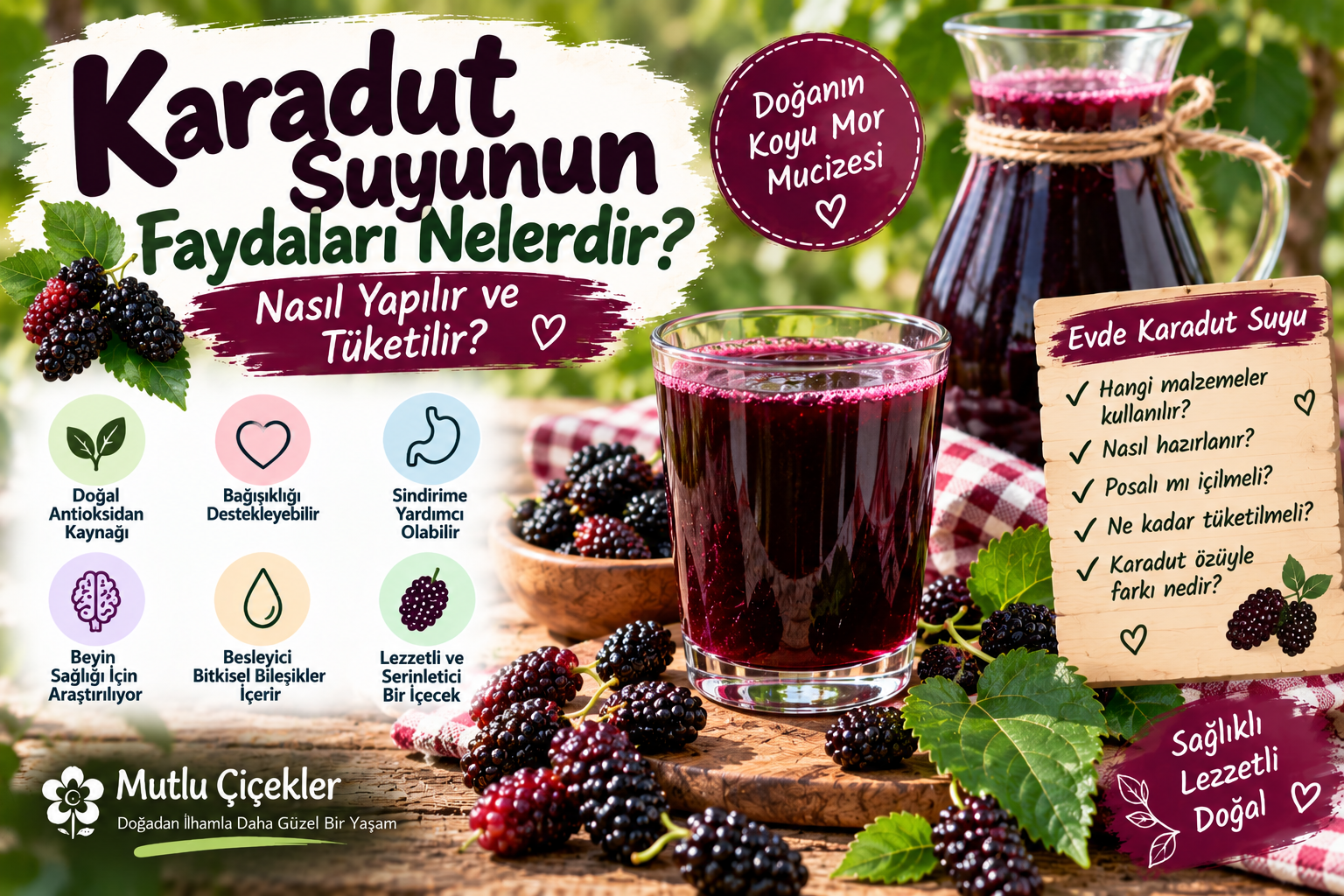 Karadut Suyunun Faydaları Nelerdir? Nasıl Yapılır ve Tüketilir?
