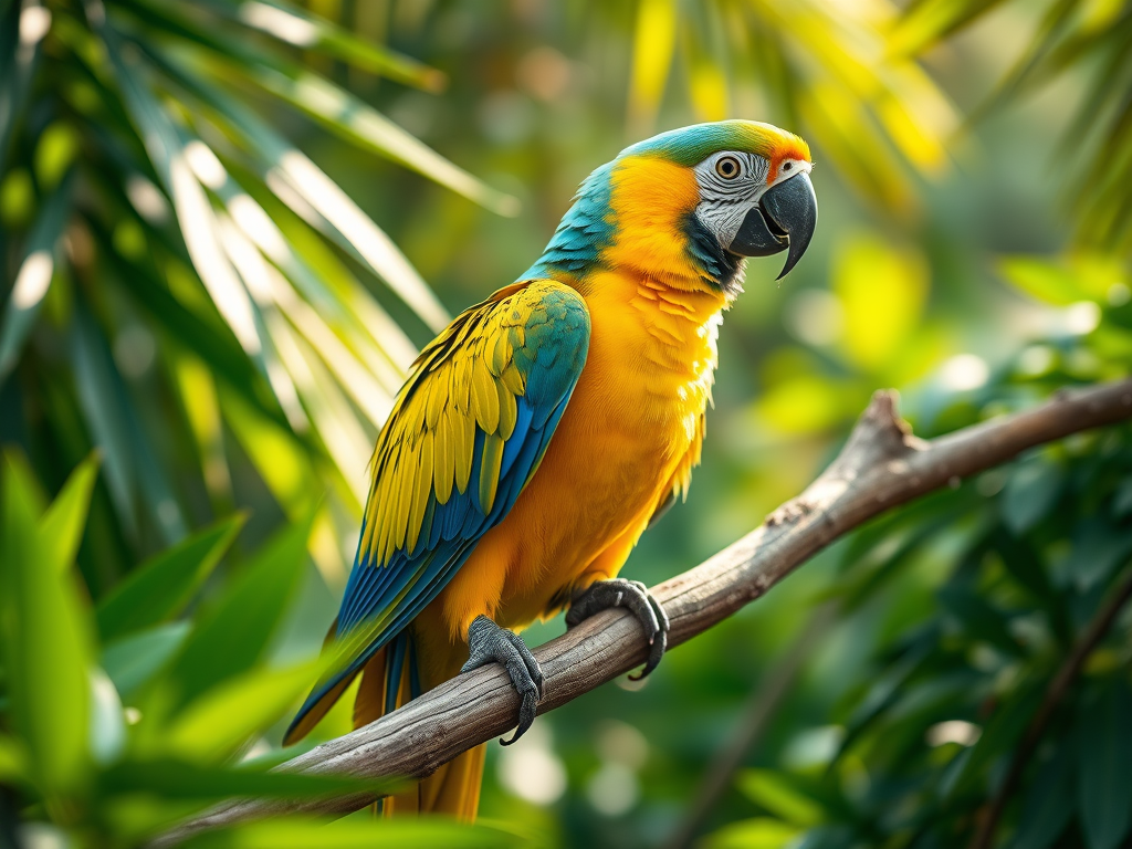 🦜 Sarı Mavi Ara (Ararauna) Papağanı Bakımı: Renkli Bir Canlıya Ömürlük Sevgi 🌈