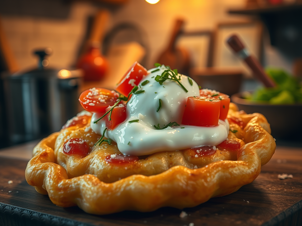 🍽️ Langoş Tarifi: Evde Kolay ve Lezzetli Macar Usulü Atıştırmalık