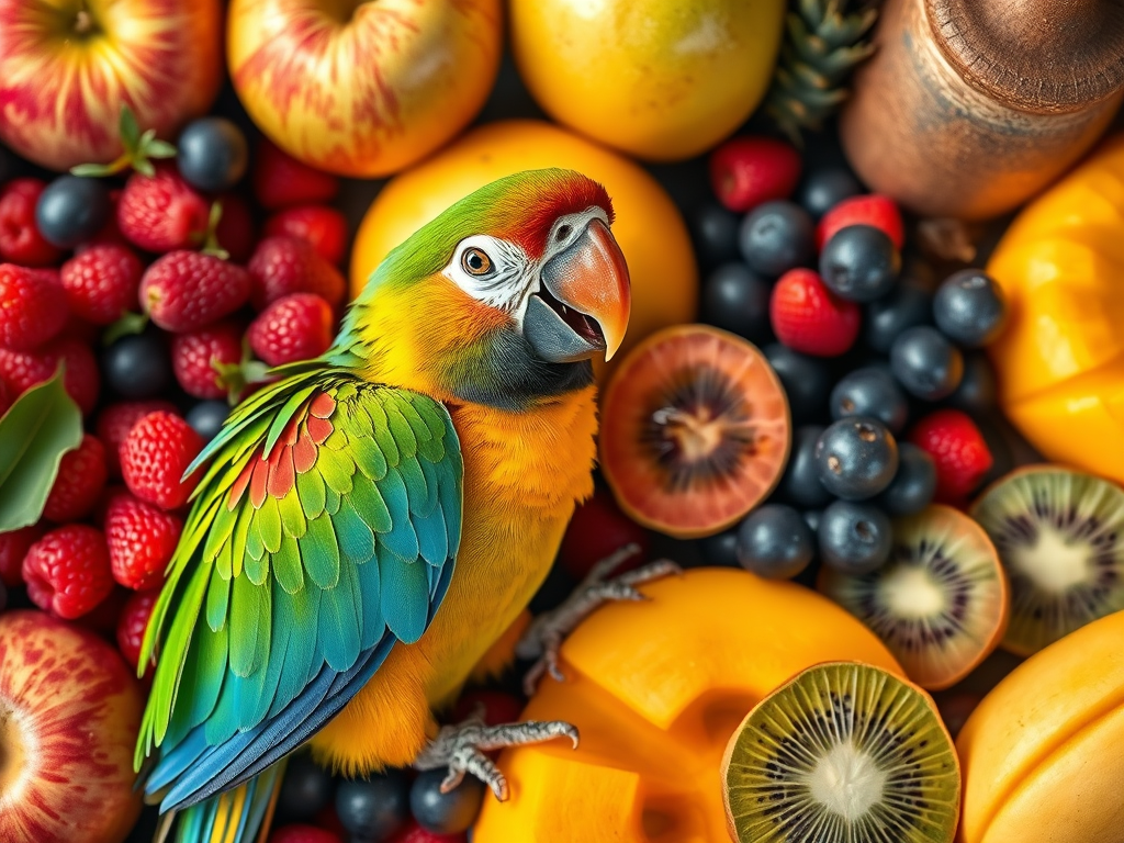 🦜 Papağanlar Hangi Meyveyi Neden Sever? Türlerine Göre Meyve Tercihleri