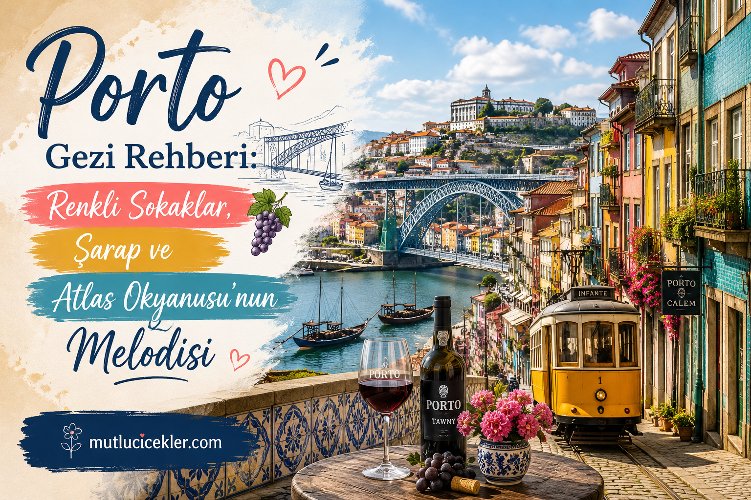 🇵🇹 Porto Gezi Rehberi: Renkli Sokaklar, Şarap ve Atlas Okyanusu’nun Melodisi