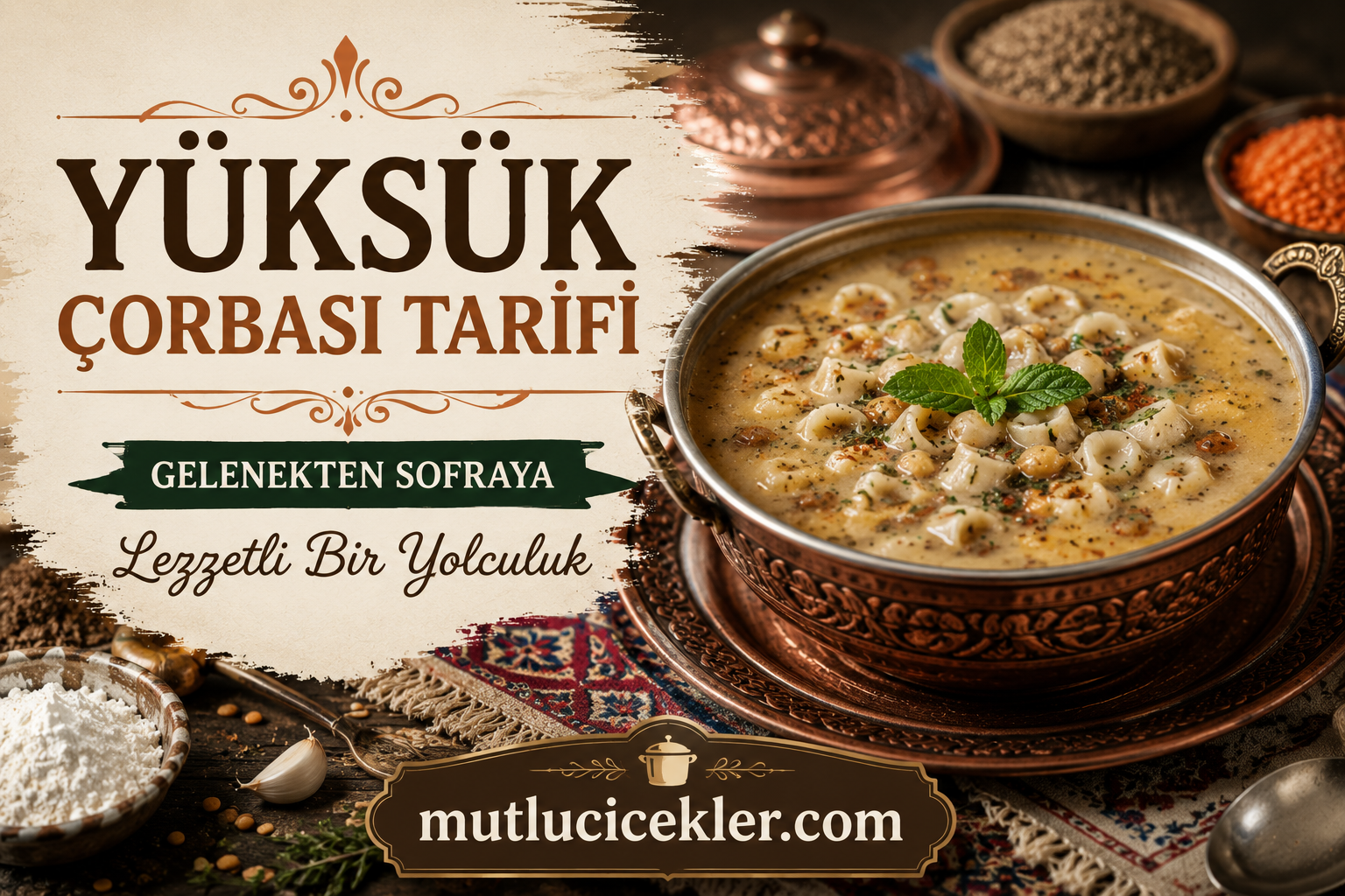 🍲 Yüksük Çorbası Tarifi – Gelenekten Sofraya Lezzetli Bir Yolculuk