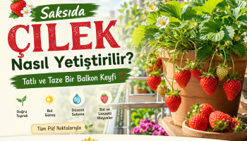 Saksıda çilek nasıl yetiştirilir bakım ve yetiştirme rehberi