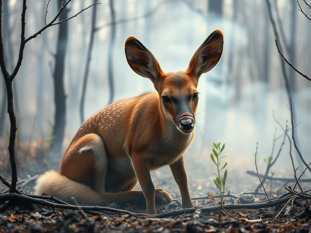 🆘 What to Do If You See an Injured Animal in a Wildfire Area 🐾