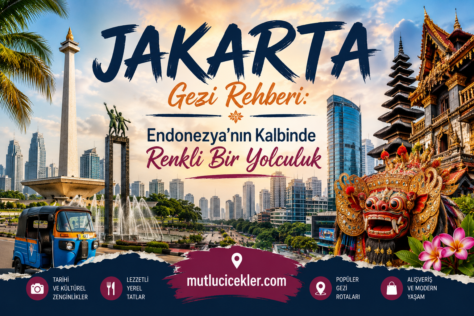 🌆 Jakarta Gezi Rehberi: Endonezya’nın Kalbinde Renkli Bir Yolculuk