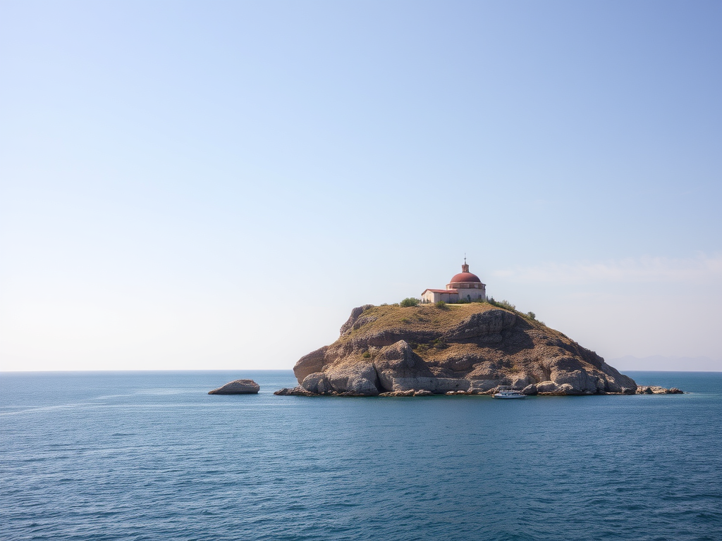 Yason Burnu'nda bulunan tarihi Yason Kilisesi'nin yer aldığı doğal yarımada, Karadeniz'in açık sularıyla çevrilidir.