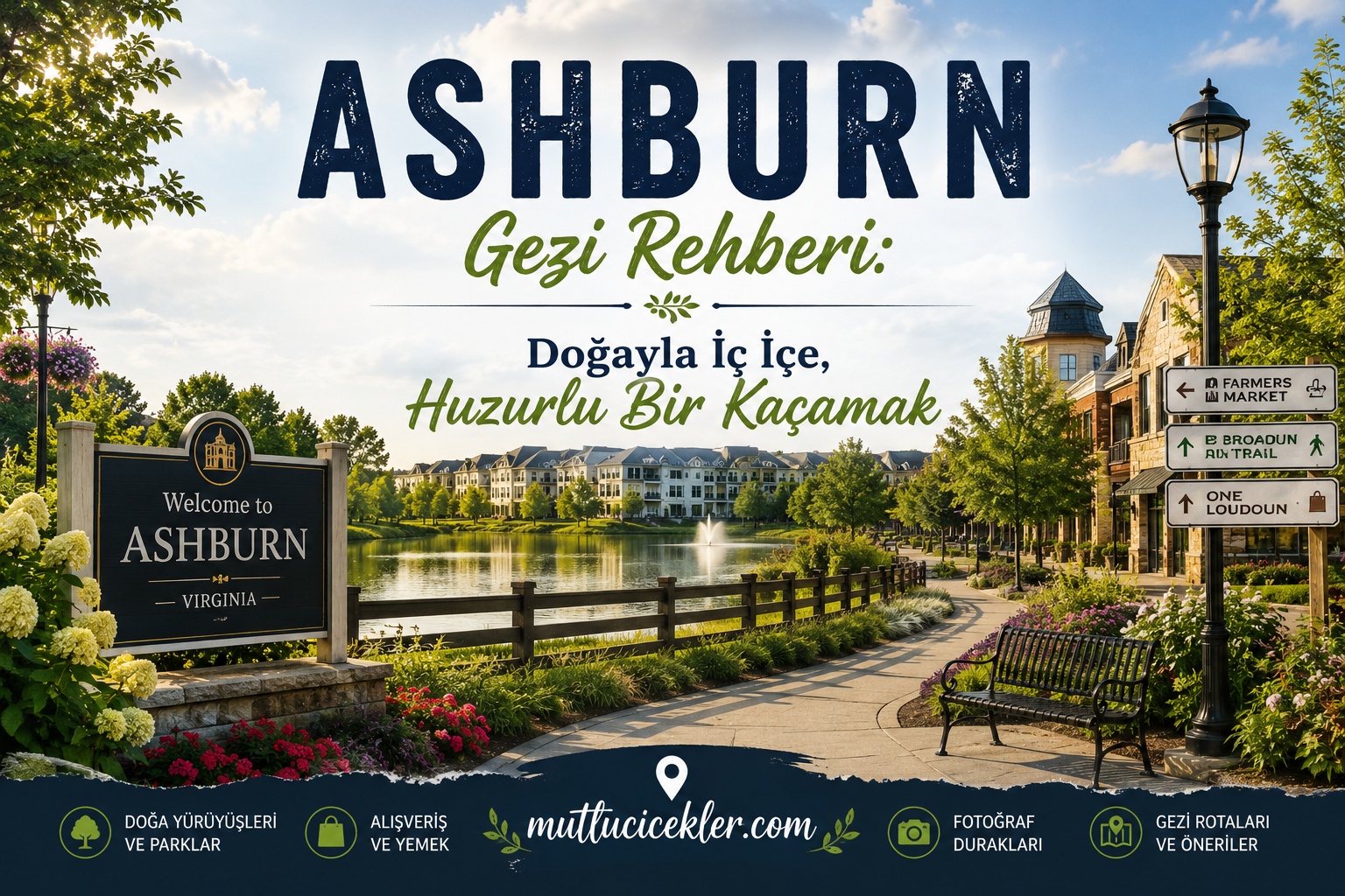 🌳 Ashburn Gezi Rehberi: Doğayla İç İçe, Huzurlu Bir Kaçamak