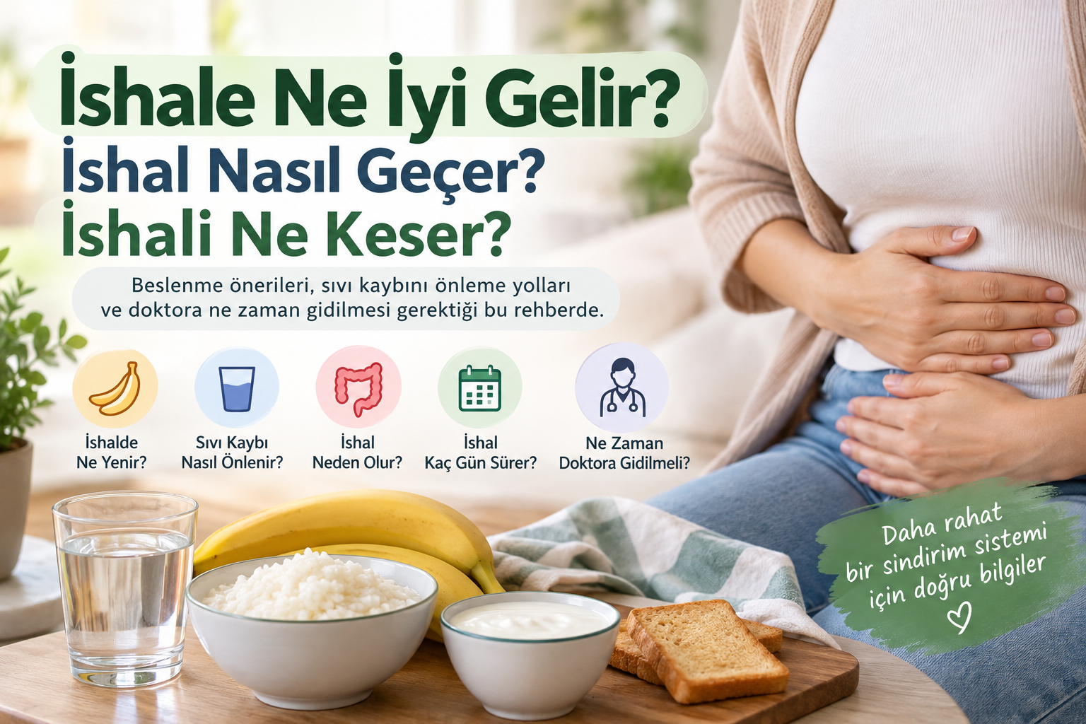 İshale Ne İyi Gelir? İshal Nasıl Geçer? İshali Ne Keser?