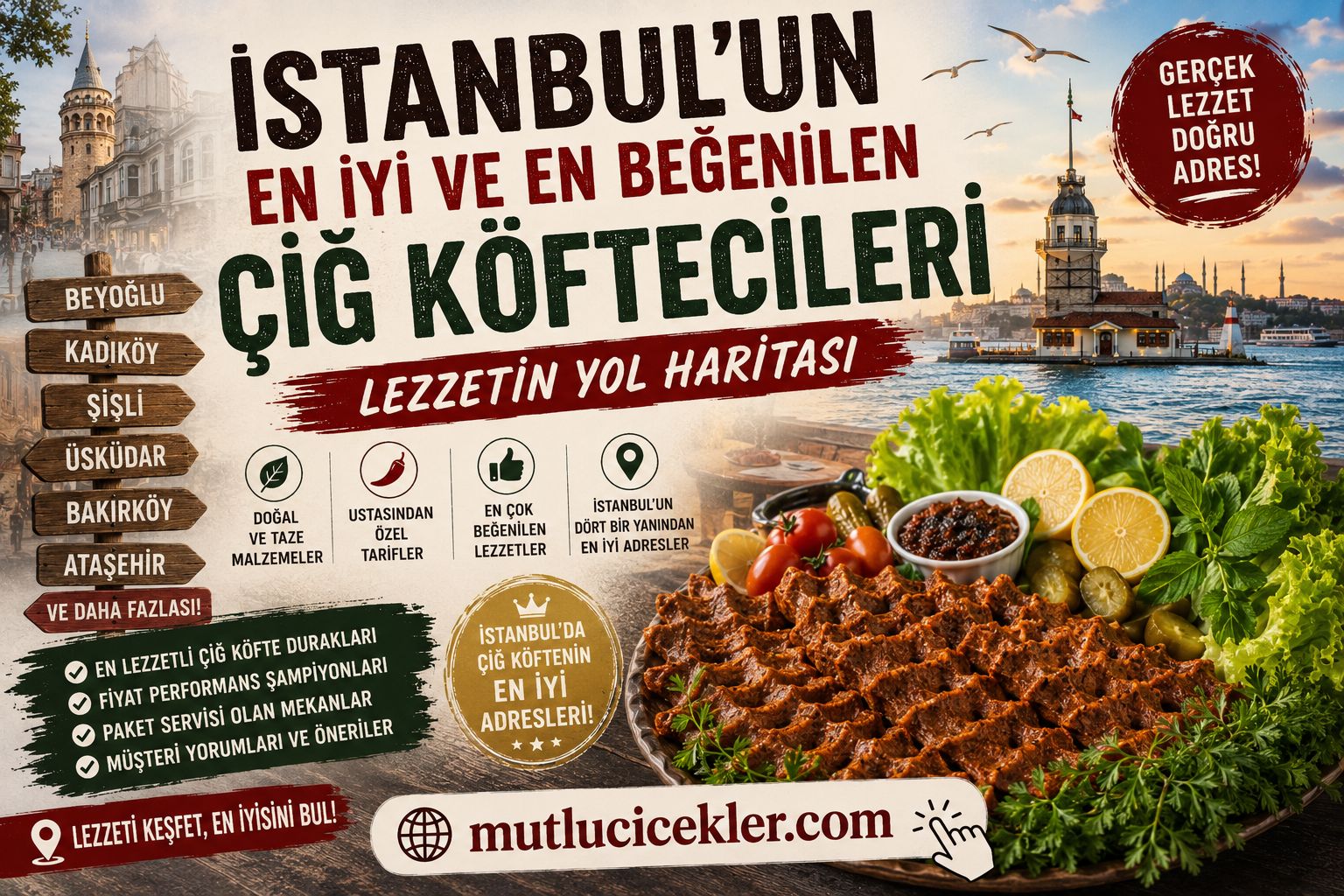 🌶️🥇 İstanbul’un En İyi ve En Beğenilen Çiğ Köftecileri – Lezzetin Yol Haritası 🧿