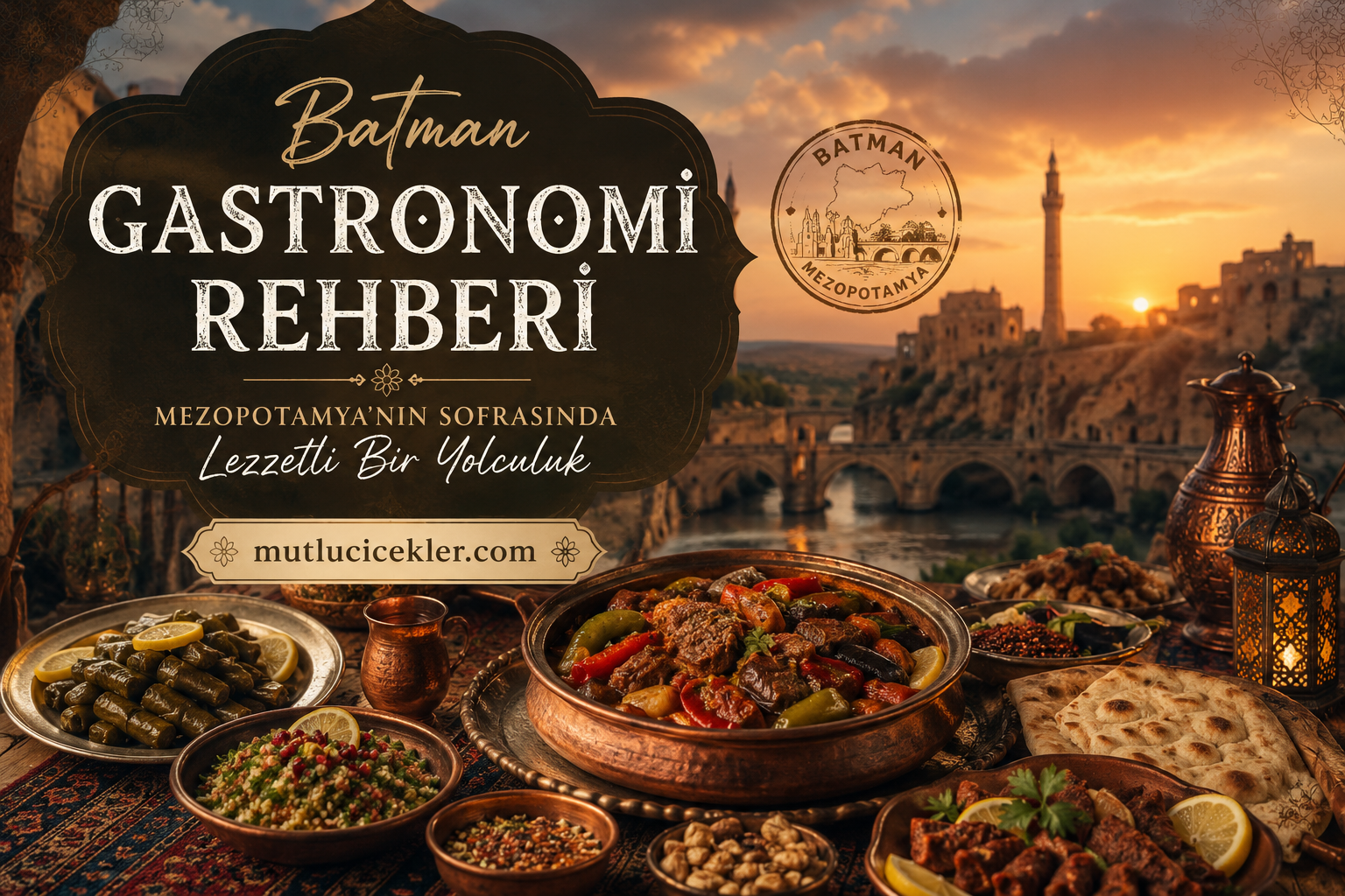 🍽️ Batman Gastronomi Rehberi: Mezopotamya’nın Sofrasında Lezzetli Bir Yolculuk