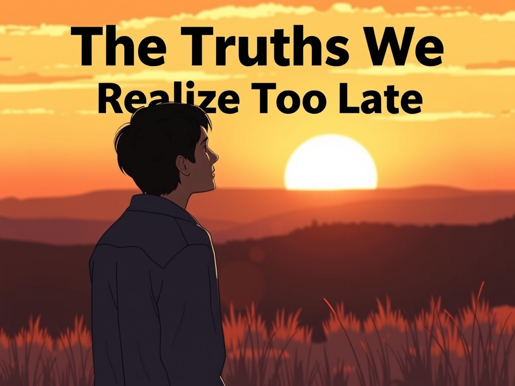 🌅 The Truths We Realize Too Late in Life