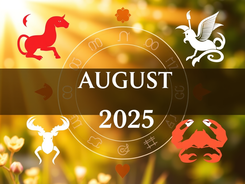🔮 Ağustos 2025 Aylık Burç Yorumları: Aşk, Sağlık, Enerji ve Daha Fazlası!