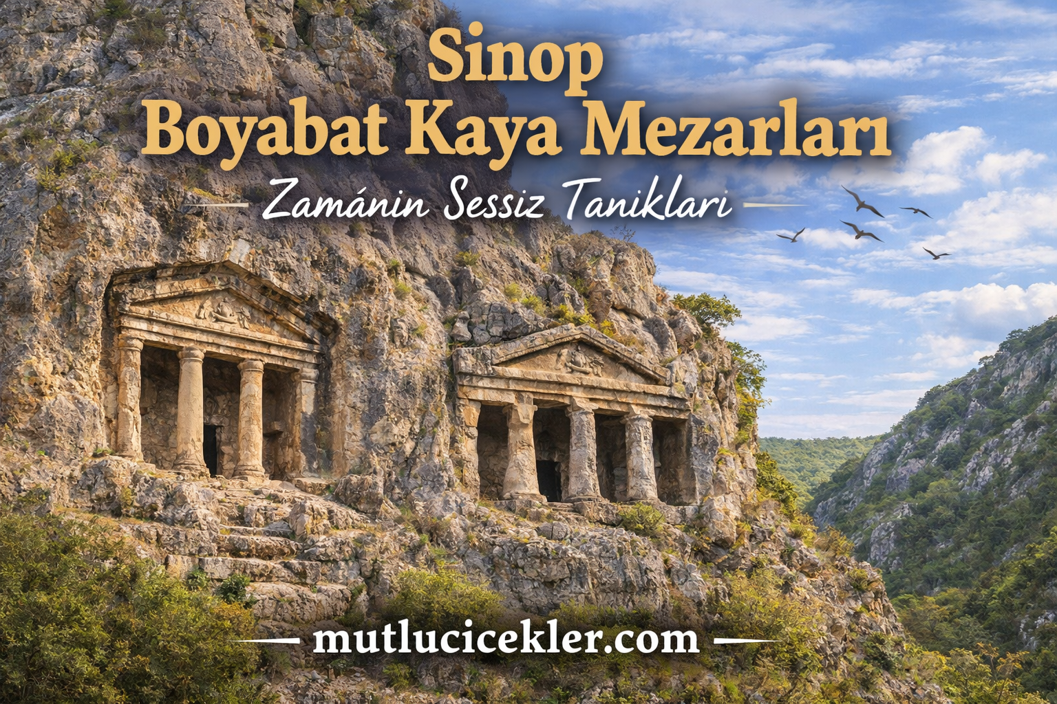 🏛️ Sinop Boyabat Kaya Mezarları: Zamanın Sessiz Tanıkları