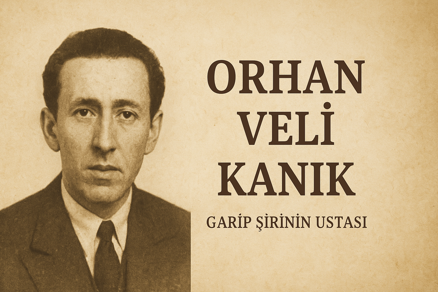 ✒️ Orhan Veli Kanık: Garip Şiirinin Ustası ve Türk Edebiyatına Katkıları