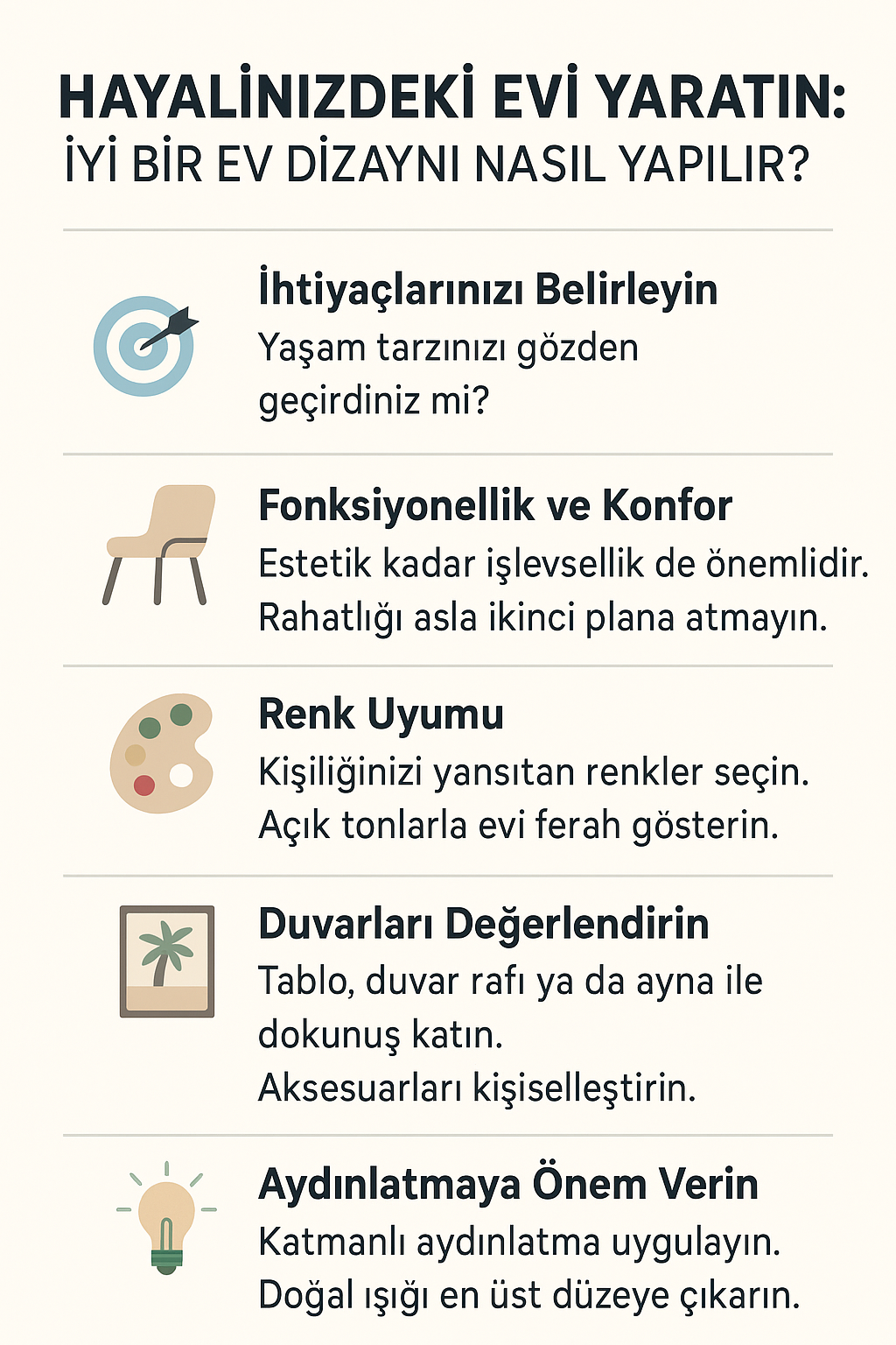 🏡 Hayalinizdeki Evi Dizayn Edin! İyi Bir Ev Dizaynı Nasıl Yapılır?