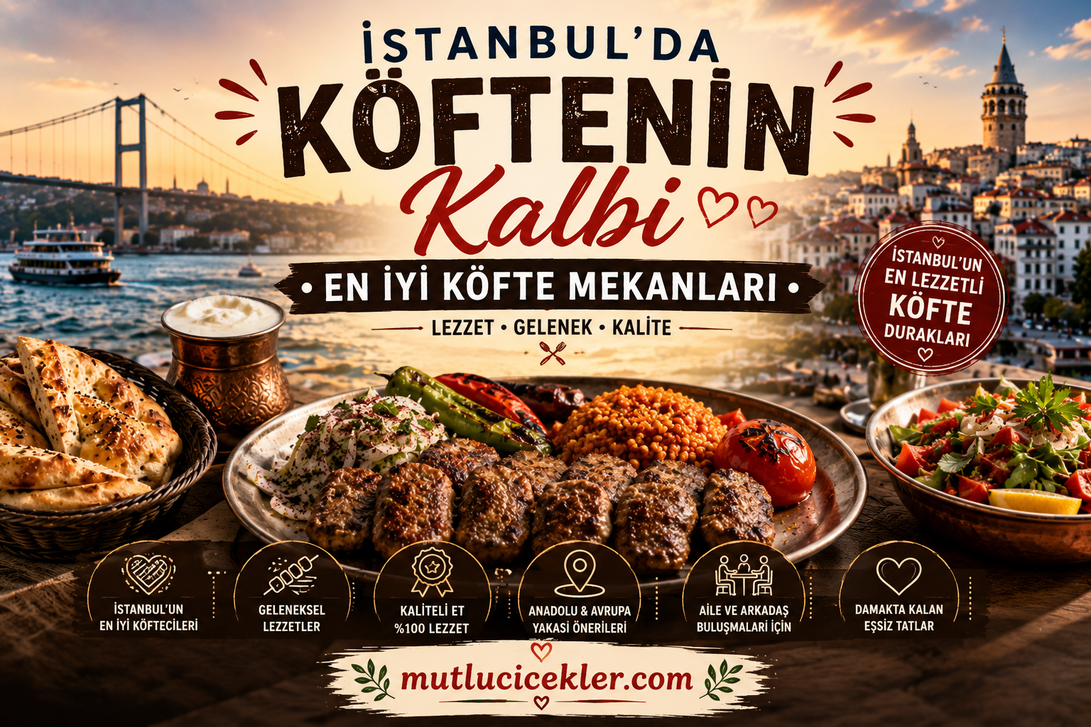 İstanbul’da Köftenin Kalbi: En İyi Köfte Mekanları 🍽️