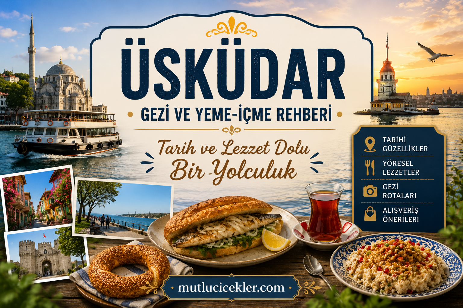 🕌 Üsküdar Gezi ve Yeme-İçme Rehberi | Tarih ve Lezzet Dolu Bir Yolculuk