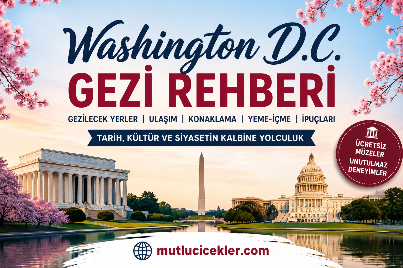 🇺🇸 Washington D.C. Gezi Rehberi: Amerika’nın Tarih, Kültür ve Siyaset Başkenti