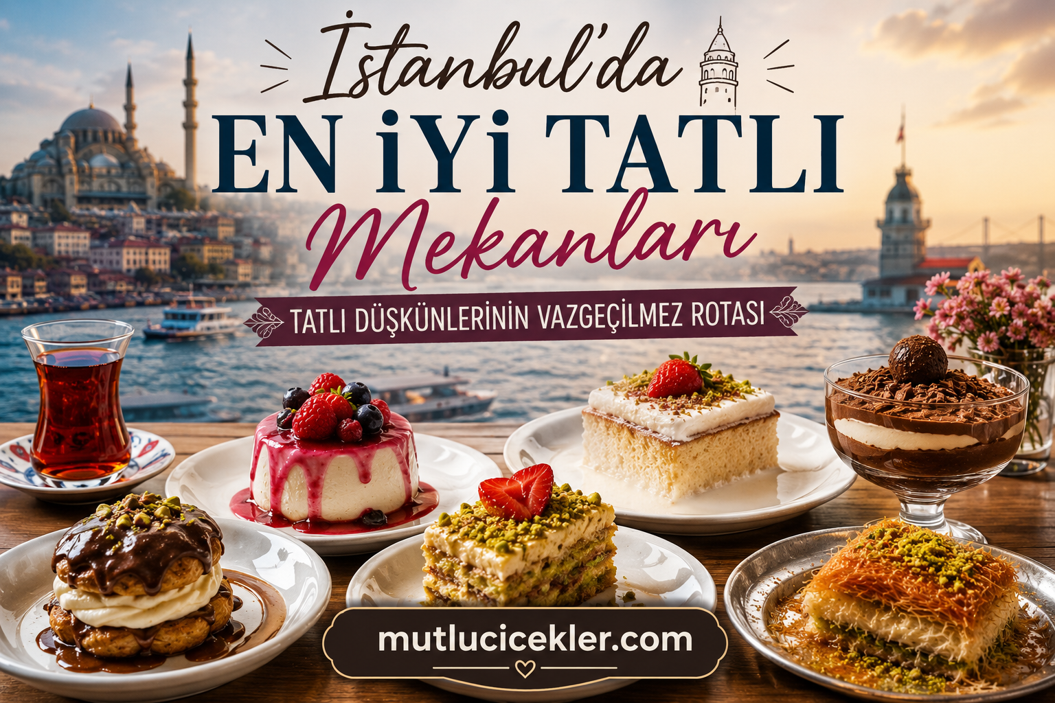 İstanbul’da En İyi Tatlı Mekanları: Tatlı Düşkünlerinin Vazgeçilmez Rotası