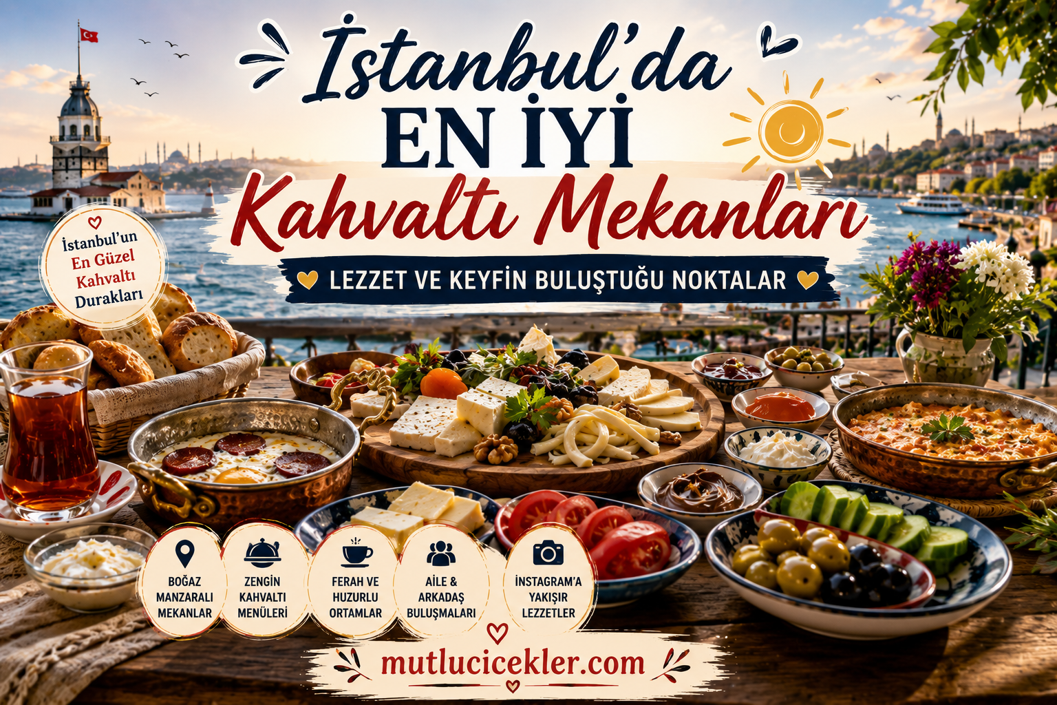 İstanbul’da En İyi Kahvaltı Mekanları 🌞🥐 | Lezzet ve Keyfin Buluştuğu Noktalar