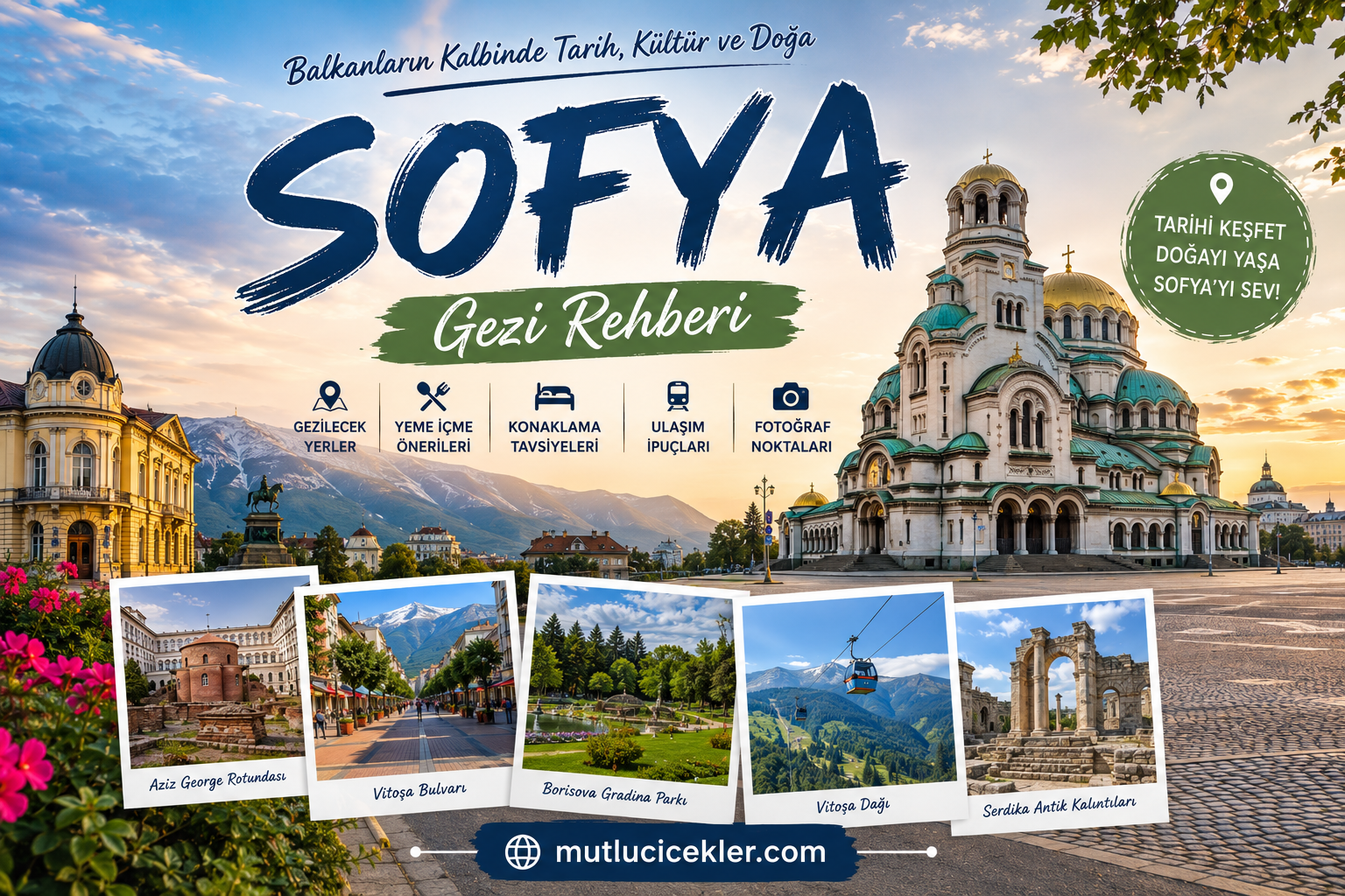 🇧🇬 Sofya Gezi Rehberi: Balkanların Tarih ve Kültürle Dolu Gizli Hazinesi