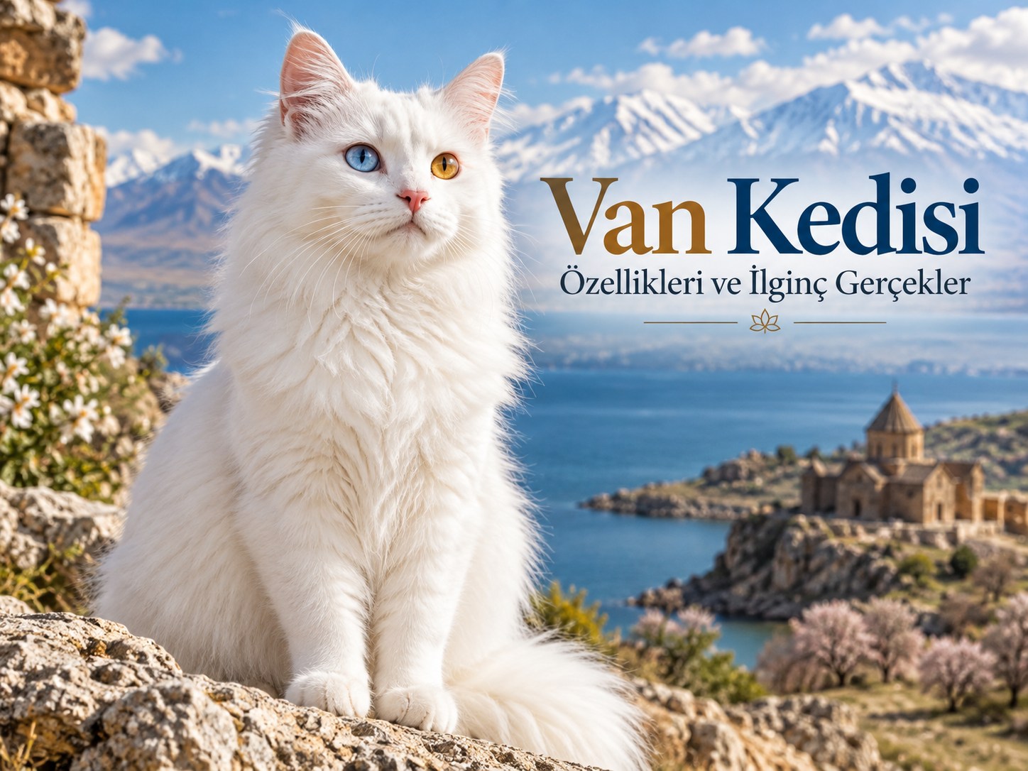 Van kedisi özellikleri ve farklı renkli gözleri