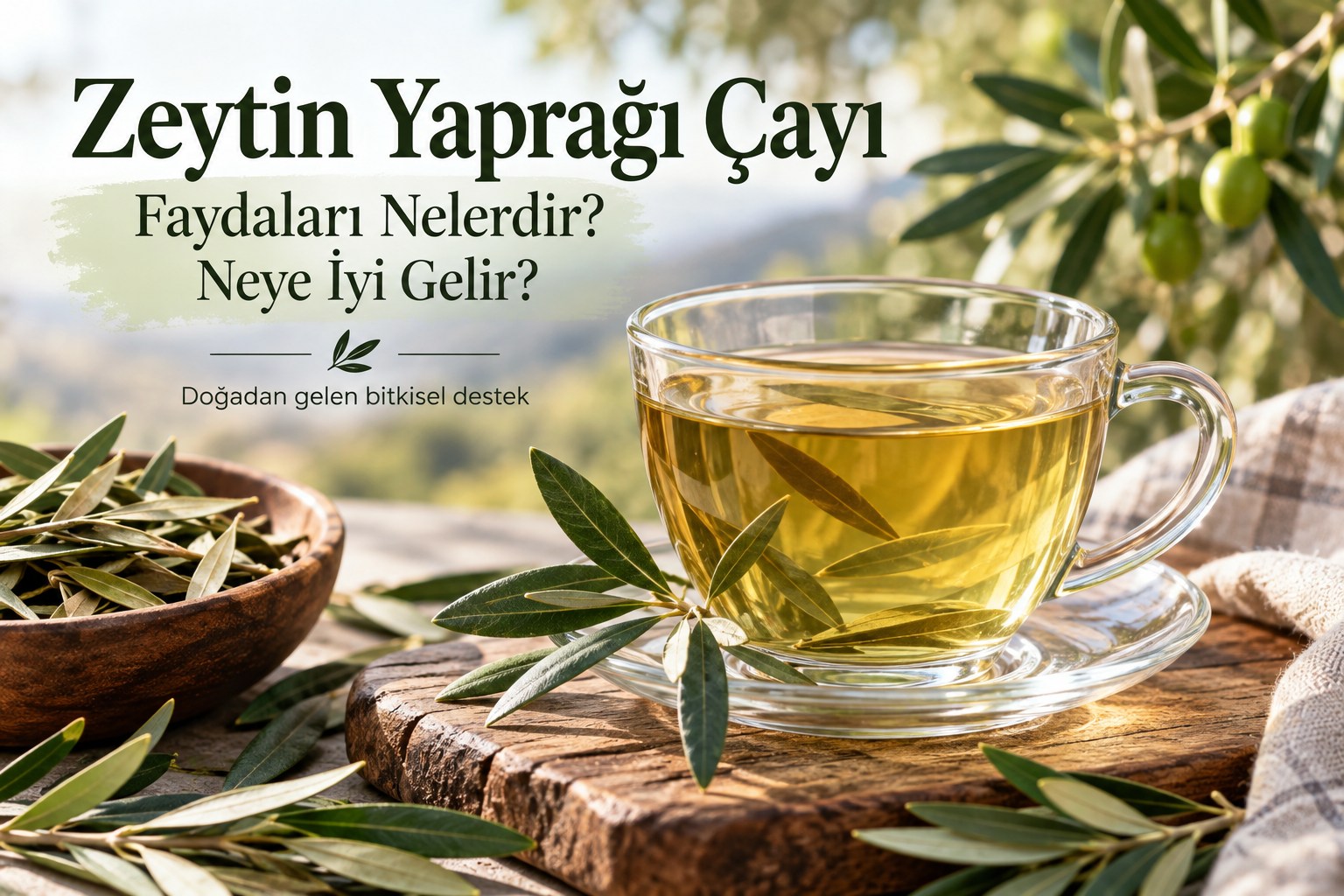 Zeytin yaprağı çayı faydaları ve hazırlanışı