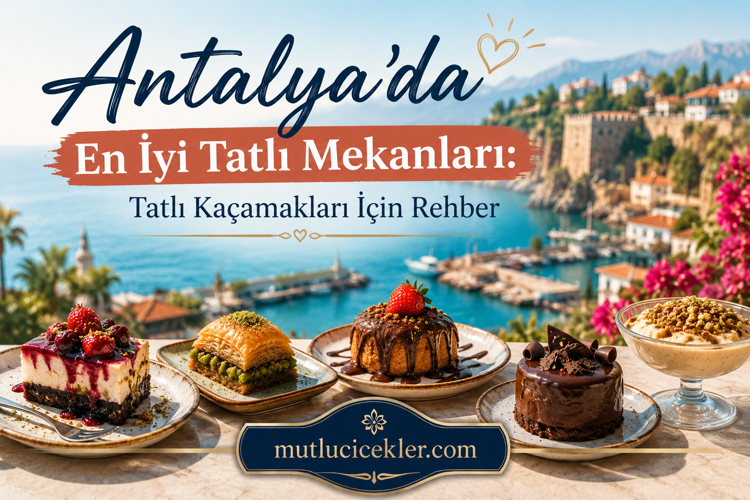🍰 Antalya’da En İyi Tatlı Mekanları: Tatlı Kaçamakları İçin Rehber