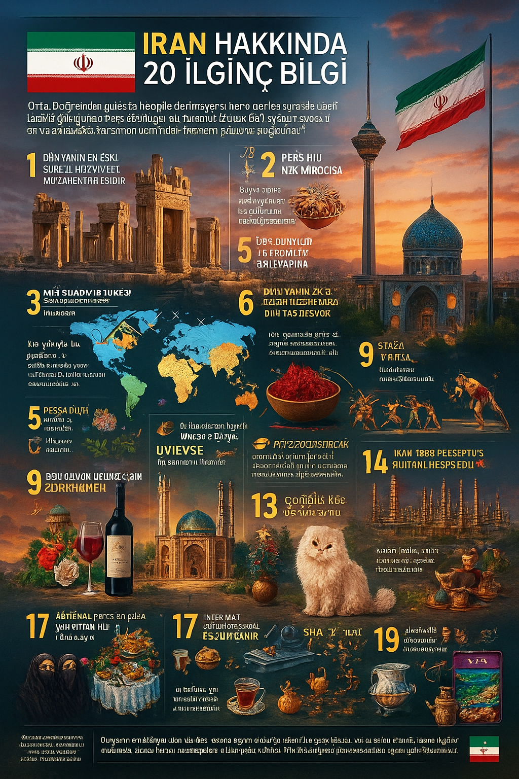 🇮🇷 İran Hakkında 20 İlginç Bilgi
