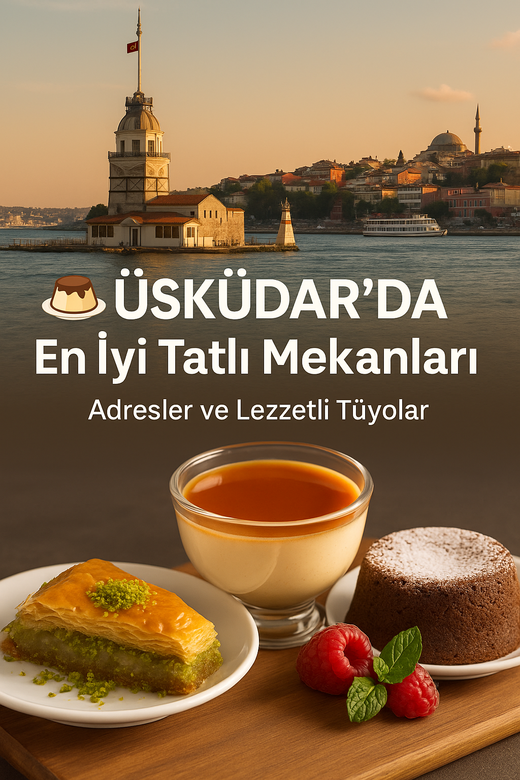 🍮✨ Üsküdar’da En İyi Tatlı Mekanları | Adresler ve Lezzetli Tüyolar ✨🍮