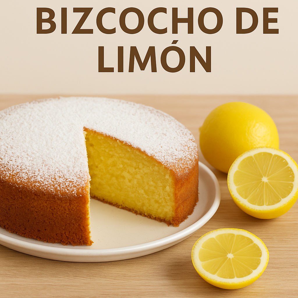 🍋 Receta de Bizcocho de Limón | Práctico y Delicioso