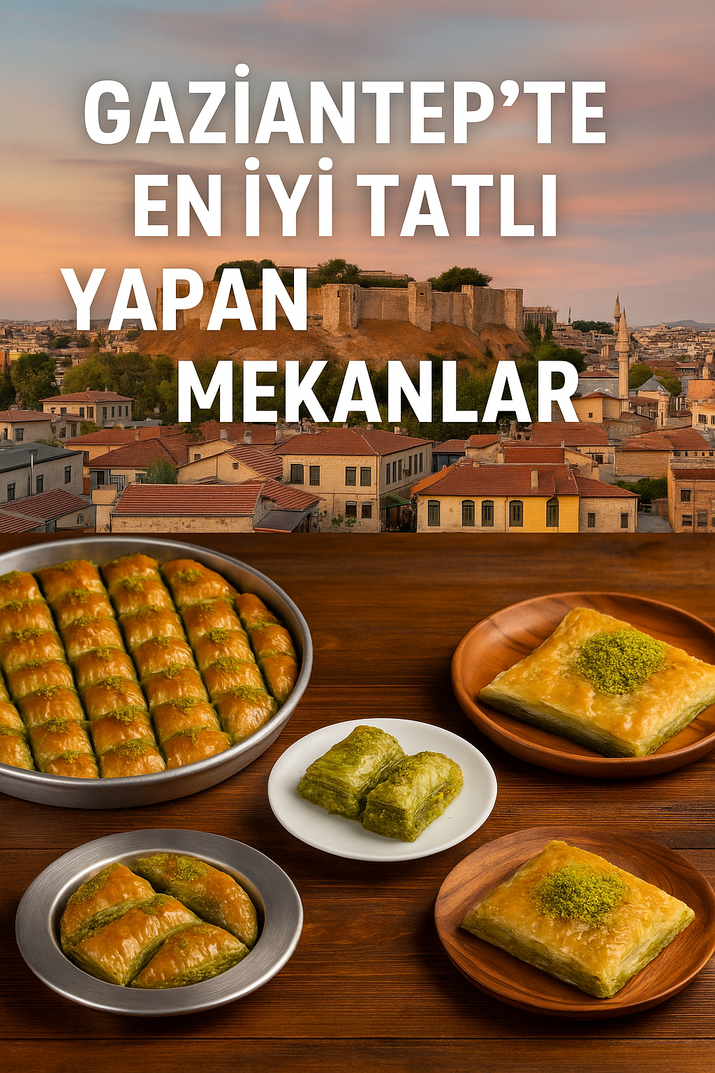 🍮 Gaziantep’te En İyi Tatlı Yapan Mekanlar: Baklavadan Katmere Tatlı Bir Yolculuk
