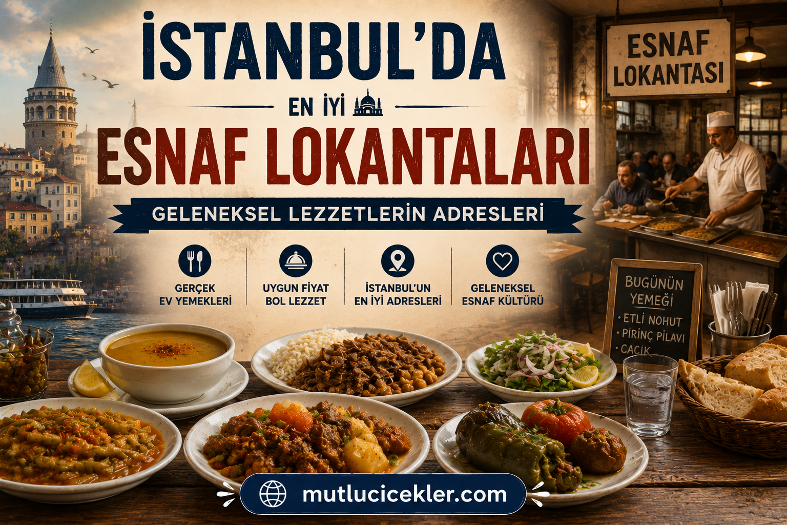 🍲 İstanbul’da En İyi Esnaf Lokantaları: Geleneksel Lezzetlerin Adresleri