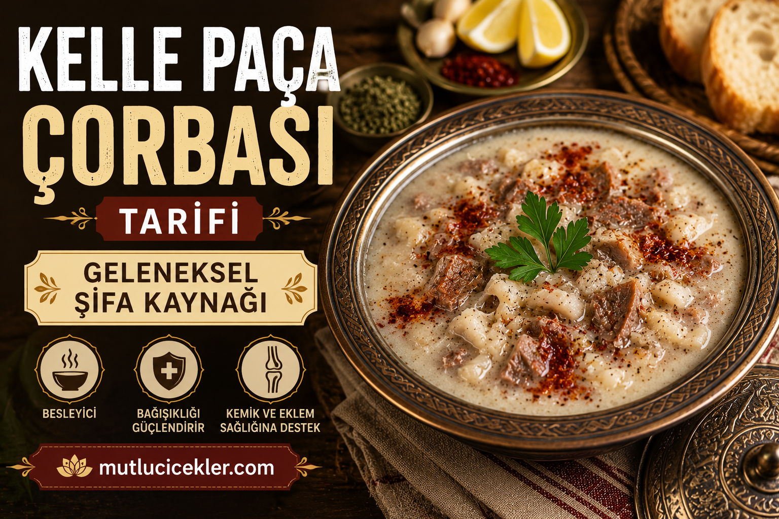 🍲 Kelle Paça Çorbası Tarifi: Geleneksel Şifa Kaynağı