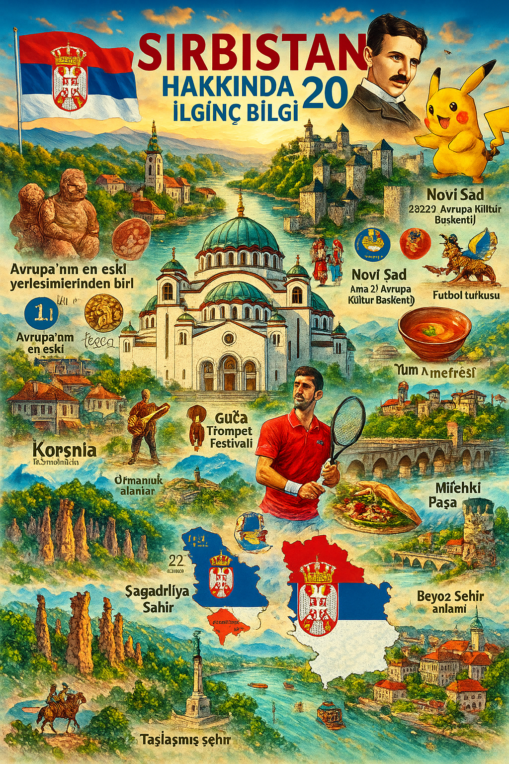 🌍 Sırbistan Hakkında 20 İlginç Bilgi