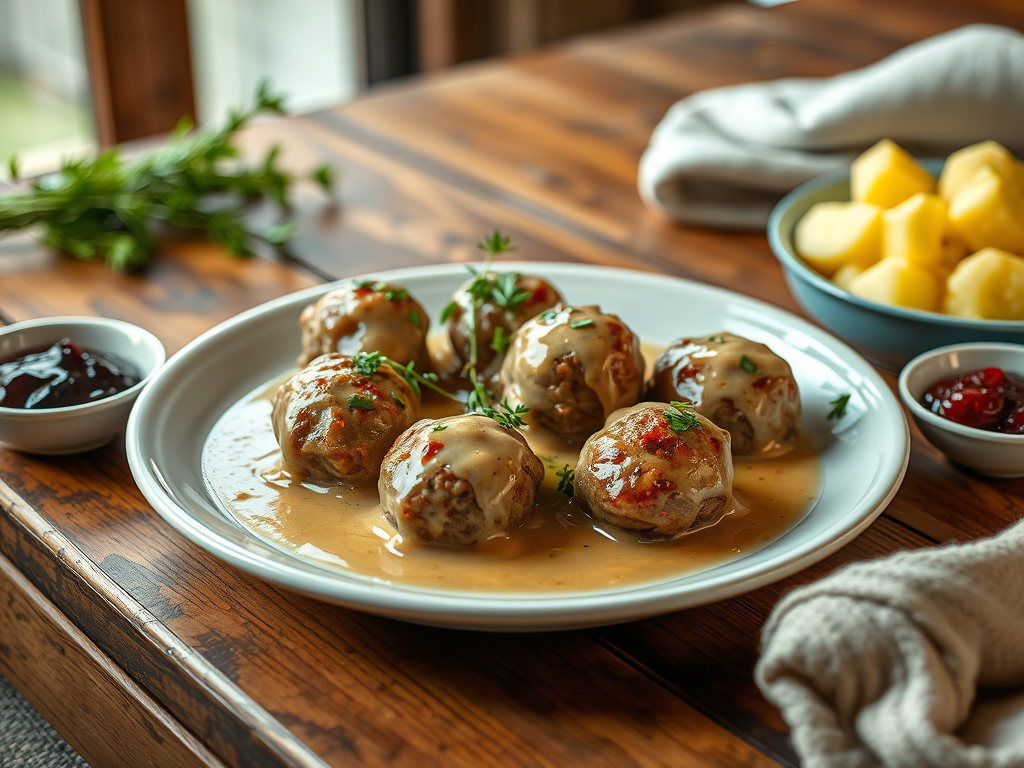 🇸🇪 Recept på Svenska Köttbullar – Traditionellt och Läckert