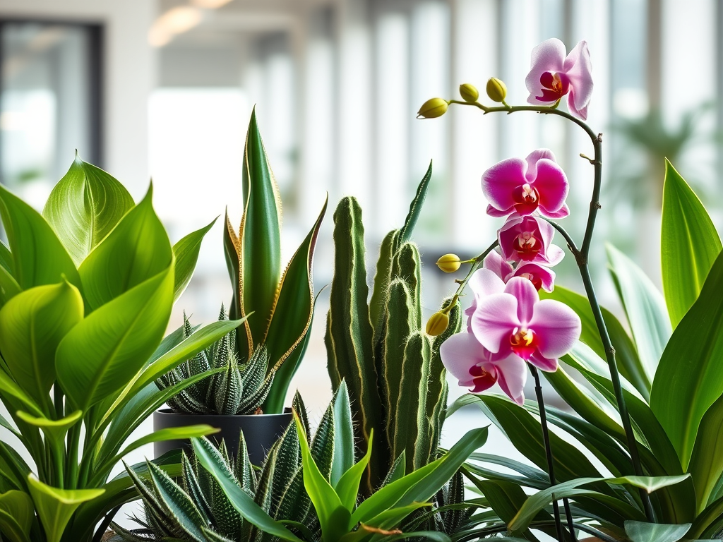 🌿 Ofis Ortamında Kolay Bakılan Çiçekler