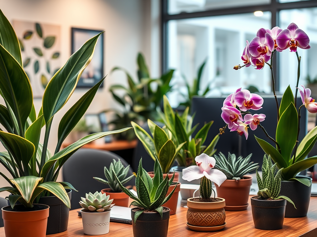 🌸 Motivasyonu Artıran Ofis Bitkileri
