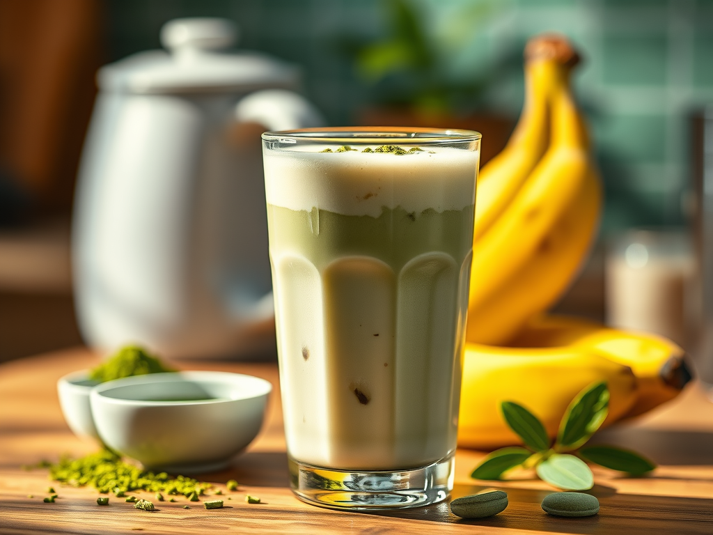 🍵 Banana Matcha Latte Recipe: Energizing, Healthy & Delicious