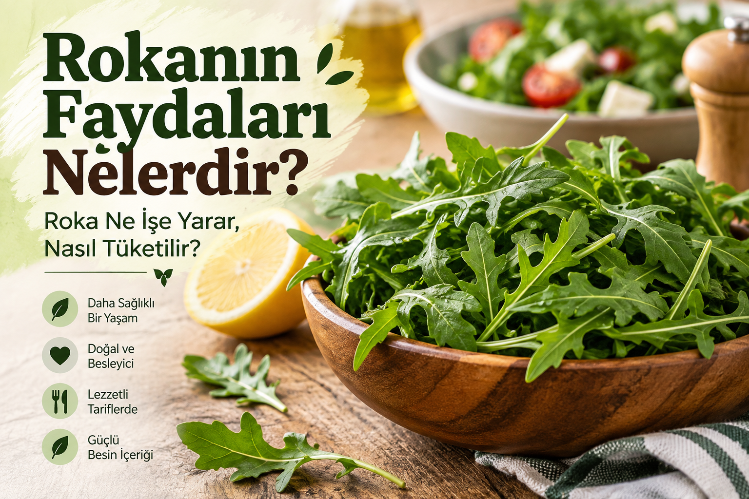 Rokanın Faydaları Nelerdir? Roka Ne İşe Yarar, Nasıl Tüketilir?
