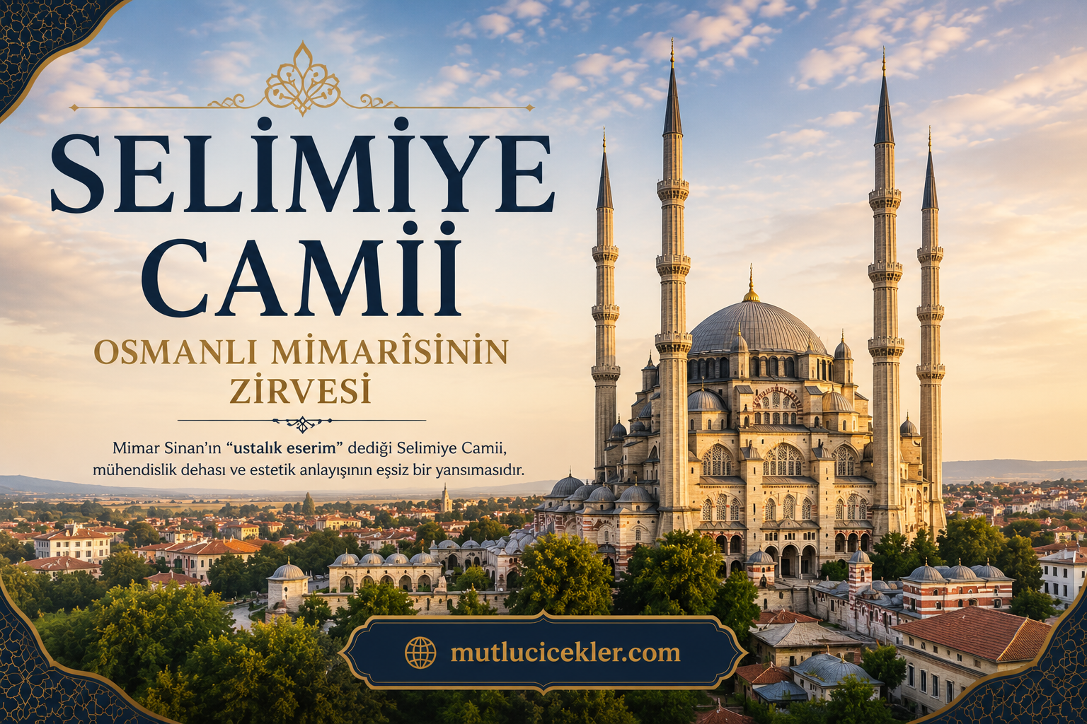 🕌 Selimiye Camii: Osmanlı Mimarîsinin Zirvesi